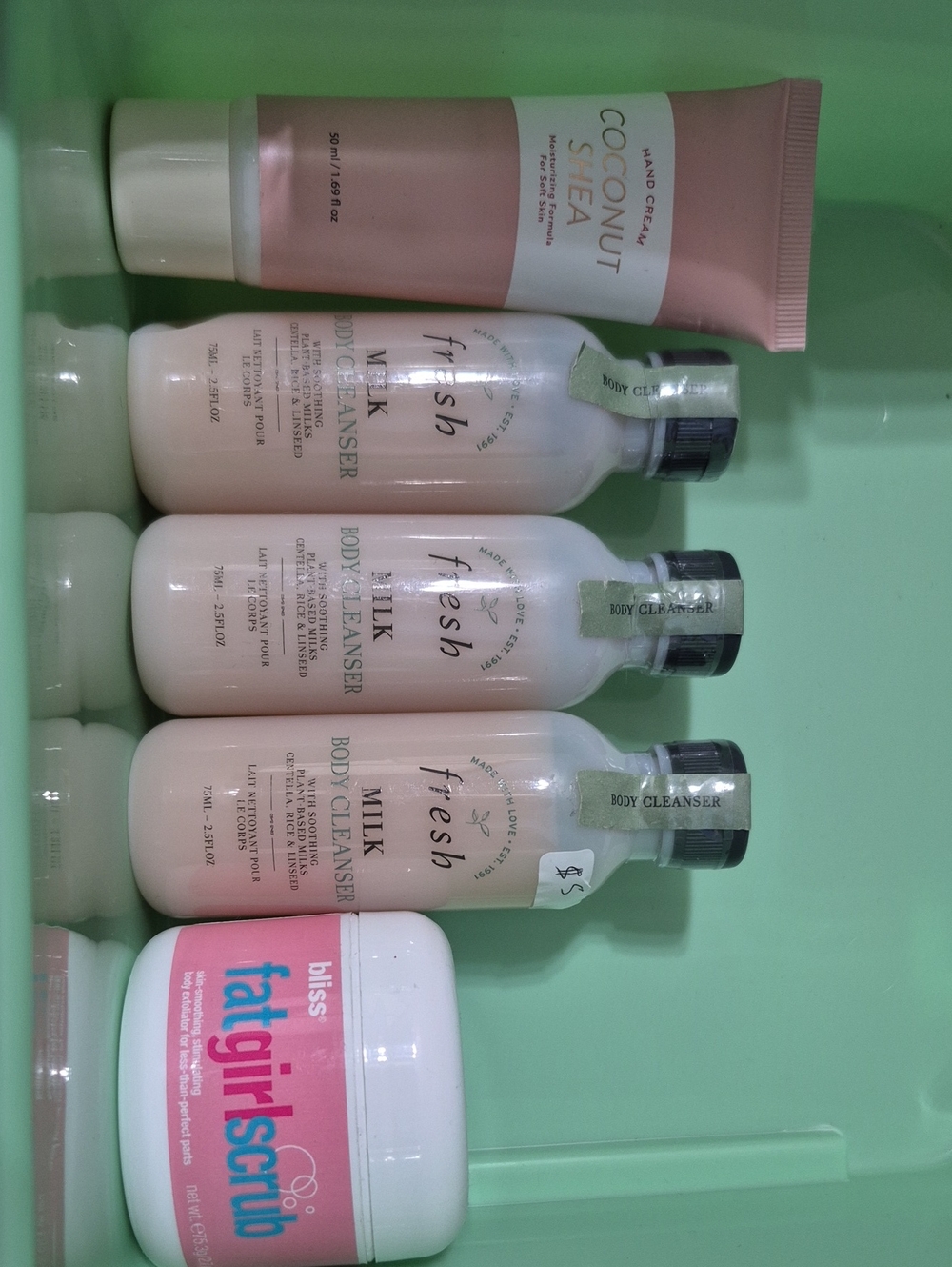 Fresh Milk Body Cleanser Trio + Bliss Fatgirl Scrub & Coconut Shea Hand Cream